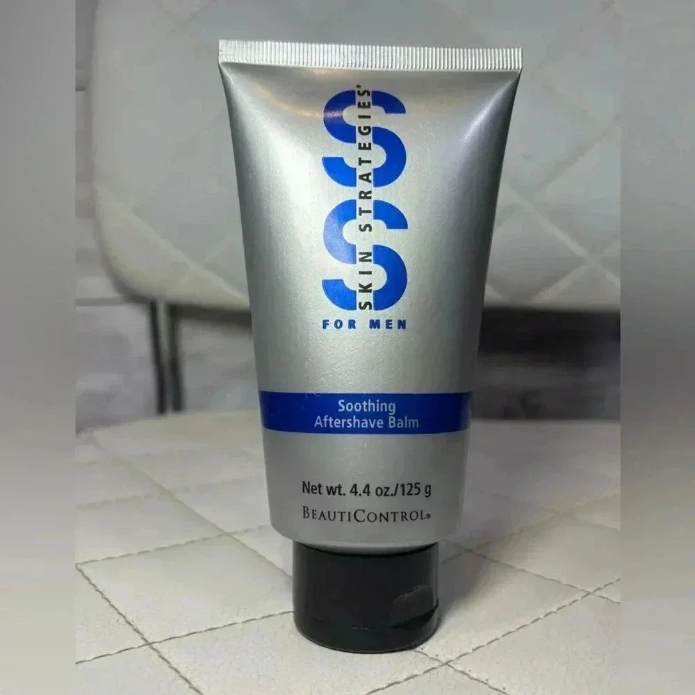 Beauticontrol Skin Strategies For Men Soothing Aftershave Balm 4.4 Oz Sealed